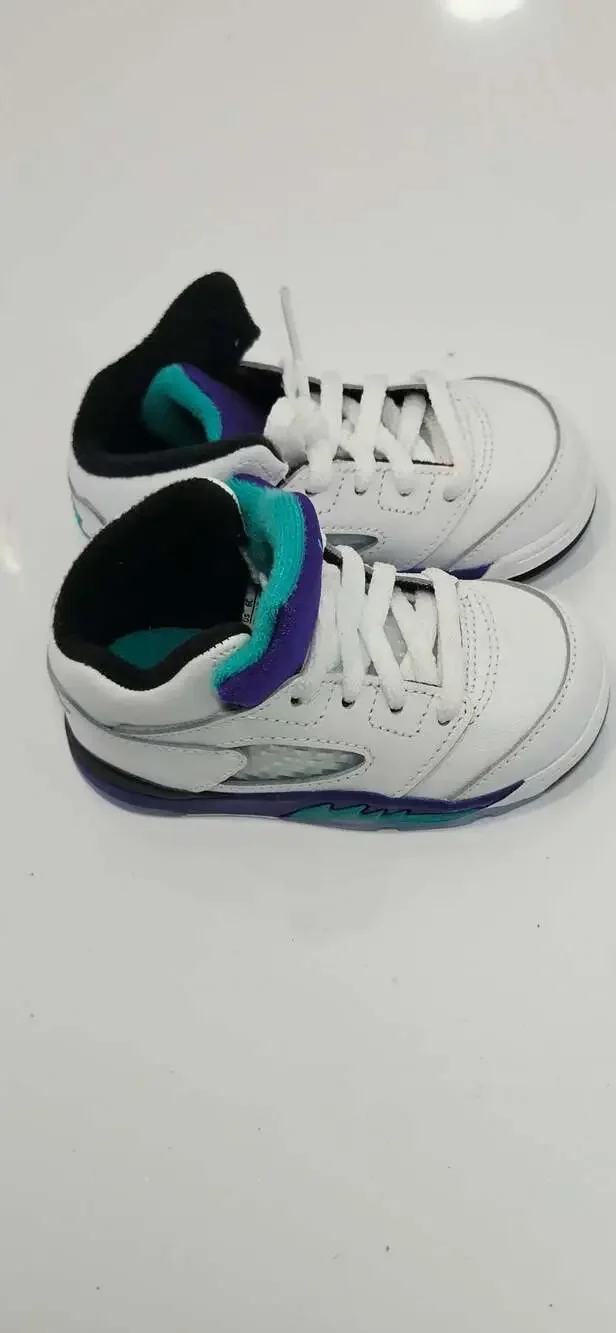 Jordan 5 Retro OG TD 'Grape' Toddler Shoes
